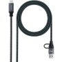 Nanocable Cable USB 3.2 Gen2x2 100W 20Gbps 2m Gris/Negro